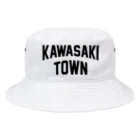 JIMOTOE Wear Local Japanの川崎町 KAWASAKI TOWN Bucket Hat