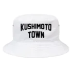 JIMOTOE Wear Local Japanの串本町 KUSHIMOTO TOWN Bucket Hat