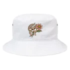 Lichtmuhleの一輪のお花とアフリカヤマネ Bucket Hat