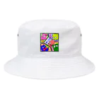 HxA paintshopのめんだこ一家 Bucket Hat