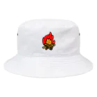 田の字の焚火★ Bucket Hat