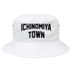JIMOTOE Wear Local Japanの一宮町市 ICHINOMIYA CITY Bucket Hat