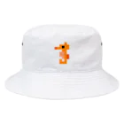 GRITの粗ドット絵・タツノオトシゴくん Bucket Hat