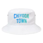 JIMOTOE Wear Local Japanの千代田町 CHIYODA TOWN Bucket Hat