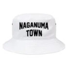 JIMOTOE Wear Local Japanの長沼町 NAGANUMA  TOWN Bucket Hat
