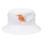 design at.の北欧風アカショウビン Bucket Hat