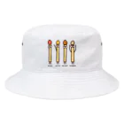 高堂玲/イラストの方のフライドポテト4兄弟 Bucket Hat