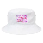 最終進化的量産型良のピンクノコスモス Bucket Hat