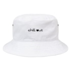 учк¡✼*のchill out(黒文字ver.) Bucket Hat