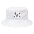 ペキニーズくらぶ（SUZURI支店）のペキニーズ・ホワイト（サマーカット）（顔だけ） Bucket Hat