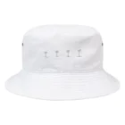 KYUTEKKIのレールの断面 Bucket Hat