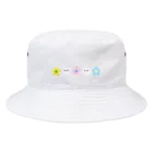 AY_selectの白くまとお花 Bucket Hat