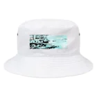 トモヅカ の海と船 ドローイング Bucket Hat