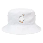 little bee リトルビーのアヒル あひる ダック duck( ﾊﾞｯｸﾌﾟﾘﾝﾄ要確認) Bucket Hat