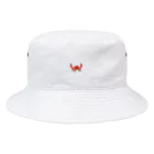 カニの絵のおなかがすいたカニさん Bucket Hat