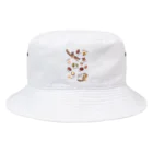 huroshikiのNUTS collection ナッツコレクション Bucket Hat