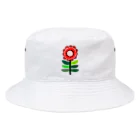 4_seasonのLITTLE FLOWER (RED2) Bucket Hat