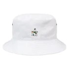 ドコムス刷りのドッコドコドコうさ Bucket Hat