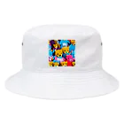 ミラくまのくまさんがたくさん Bucket Hat