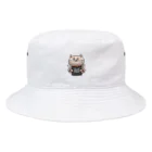 不紫黒コウ【Fushiguro Kou】Vtuberのねこたろうグッズ Bucket Hat