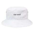 starseedのシンプル　star seed デザイン Bucket Hat