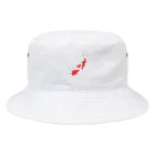 MAYAのアカシロ錦鯉 Bucket Hat