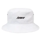 konore OFFICIAL MERCH STOREのkonore LOGO BLACK  バケットハット