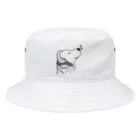 ぺんぎん24の音楽にうっとりゴールデン2(ダークグレー) Bucket Hat