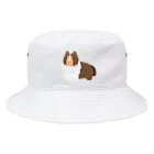 Kotetsu diary(SUZURI店)のゆるゆるシェルティ Bucket Hat