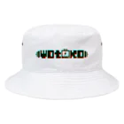 wotokoのビリビリwotokoバナーダーク†グリーン Bucket Hat