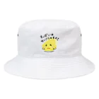 MZグラフィックスのレモン　すっぱいはせいこうのもと　ロゴTシャツ Bucket Hat