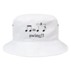 晴れのち中華のswing! 音楽 バケットハット