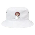 yamamototomohiroのスキー初心者女子 Bucket Hat