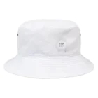 天然パーマのみつあみコーヒーグッズ Bucket Hat