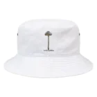 hikoyasuのきのこシリーズ　カラカサタケ Bucket Hat