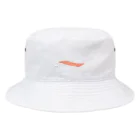 free_bat24のサーモンの切り身と米粒。 Bucket Hat