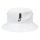 モモンガのしっぽのSugar glider is climbing! Bucket Hat