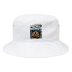 猫又雑貨店のあざネコさん Bucket Hat