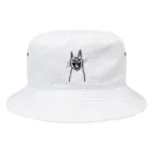 ミミモモデザインのおこねこ Bucket Hat