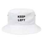 RiyocoHanasawa illustrationのKEEP LEFT Bucket Hat