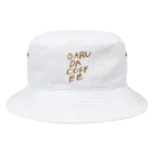 GARUDA COFFEEのGARUDA COFFEEカフェオレロゴシリーズ Bucket Hat