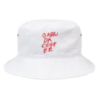 GARUDA COFFEEのGARUDA COFFEE あかロゴシリーズ Bucket Hat