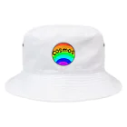 -cosmos-の虹色の星 Bucket Hat