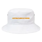 ハロー松田のとんかつTシャツのKASTUCURRYSTRONGKARAI Bucket Hat