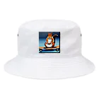 steventshirtsのスケートボードのリス Bucket Hat