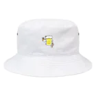 かんげんみつごのビール猫さま Bucket Hat