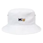 QMのQM 顔アイコン Bucket Hat