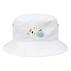 honeycombのねこと金魚 Bucket Hat