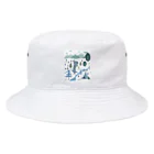 Mountain-and-Valleyの北欧風うさぎ Bucket Hat