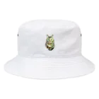 桃くるみSHOPのしっぽマフラーにゃん Bucket Hat